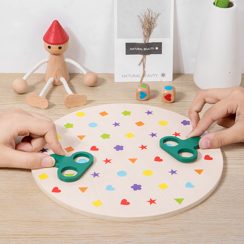 Board Game Design - Настольная игра Монтессори цвета и формы,