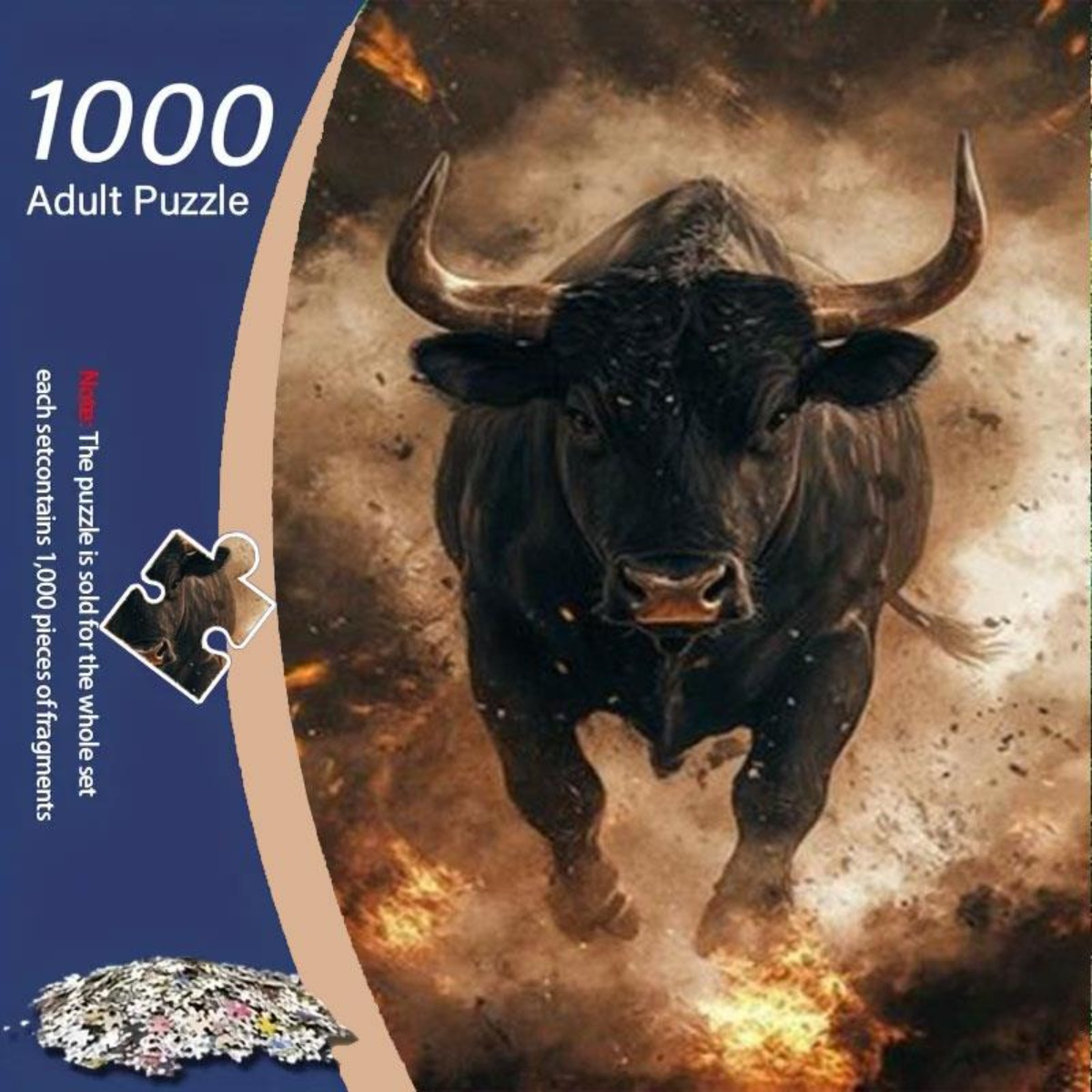 Jigsaw Puzzle Adult - Пазл для взрослых, 1000 шт., блестящий