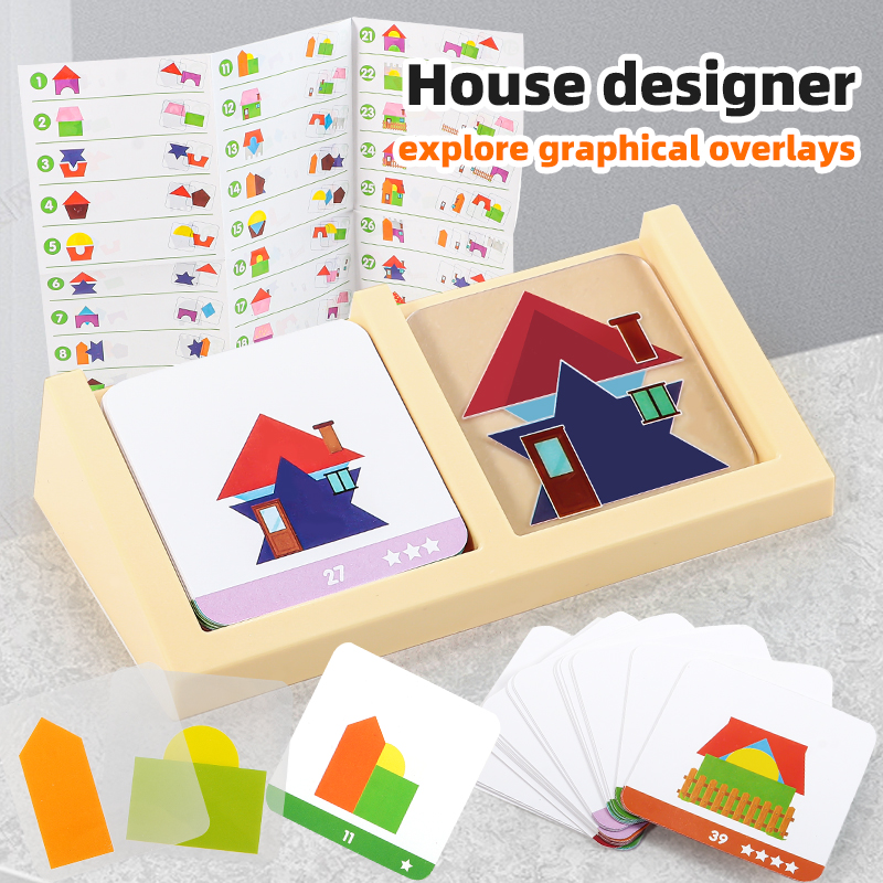 Board Game Design - Детский конструктор-домик, настольные игры, головоломки для