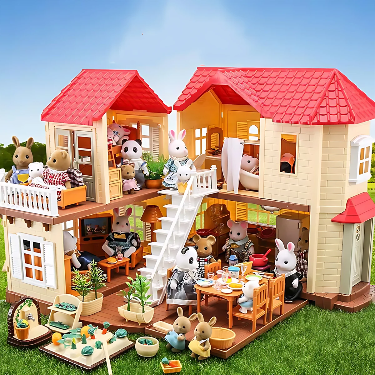 Miniature Terrain Set - Миниатюрная мебель 1:12 для кукольного домика: