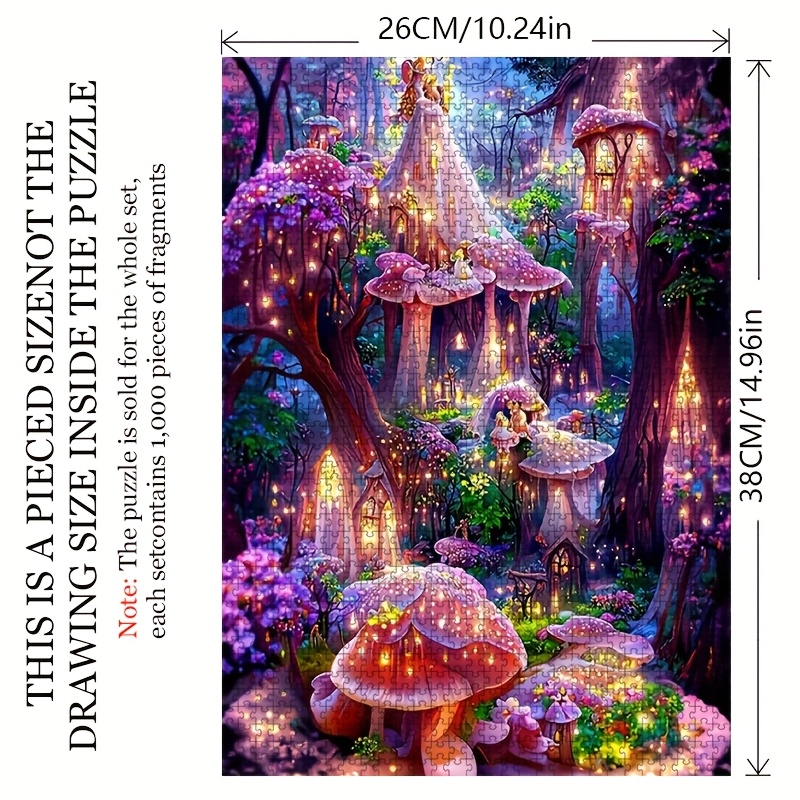 1000 шт. Пазл «Зачарованный ле – обзор и цена Jigsaw Puzzle Adult