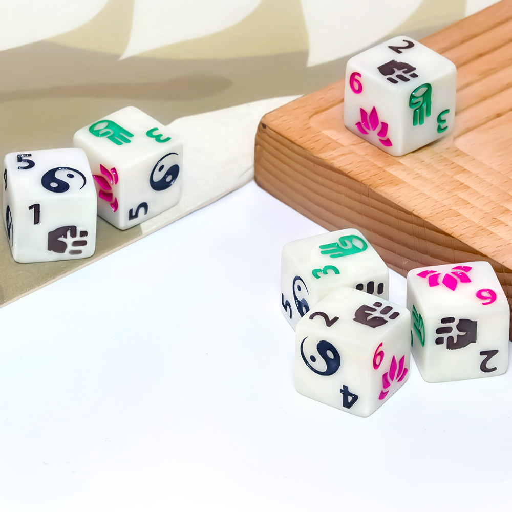 Набор из 6 многогранных играль – обзор и цена Board Game Zen