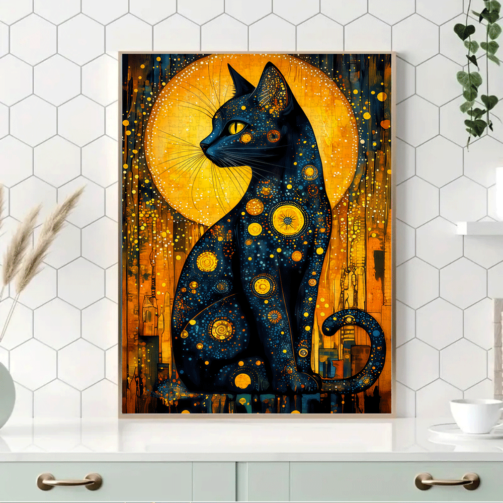 1000 шт., пазл «Черный кот и з – обзор и цена Jigsaw Puzzle Adult