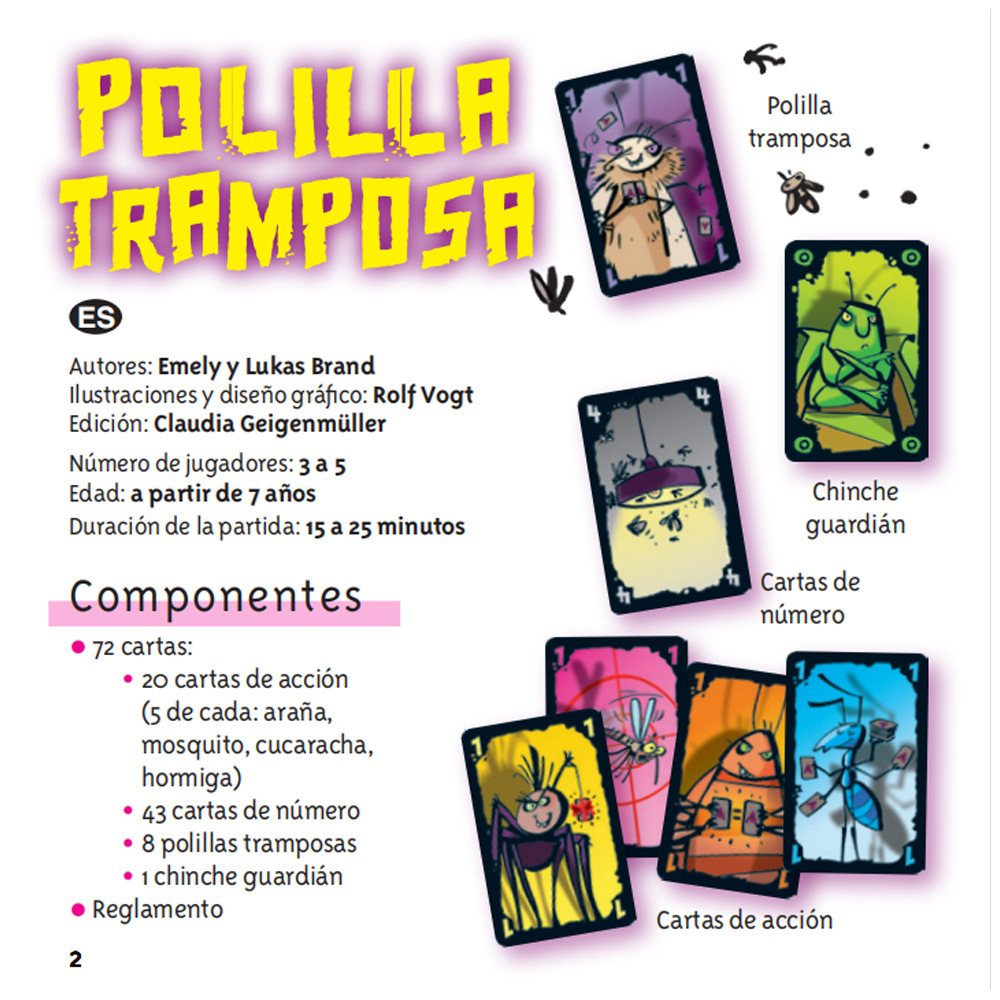Polilla Tramposa Español Играл – обзор и цена Board Game Viral