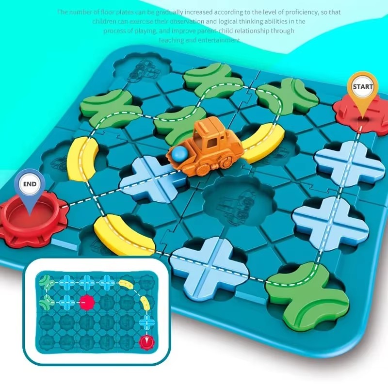 Дорожный лабиринт Монтессори,  – обзор и цена Board Game Idea
