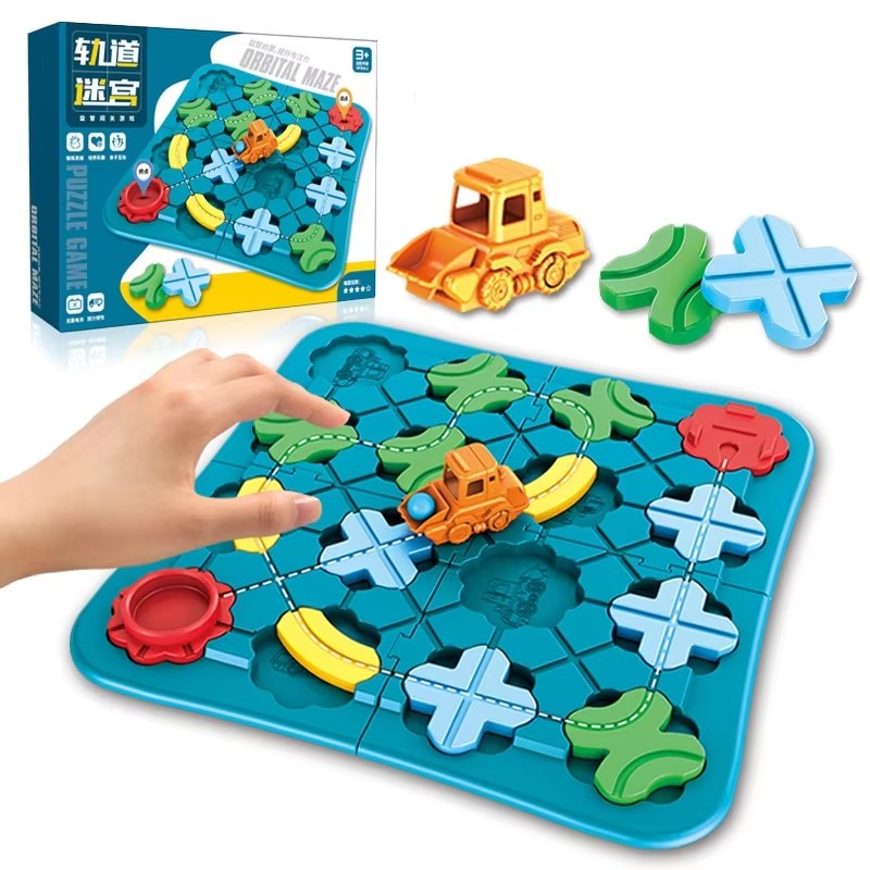 Дорожный лабиринт Монтессори,  – обзор и цена Board Game Idea