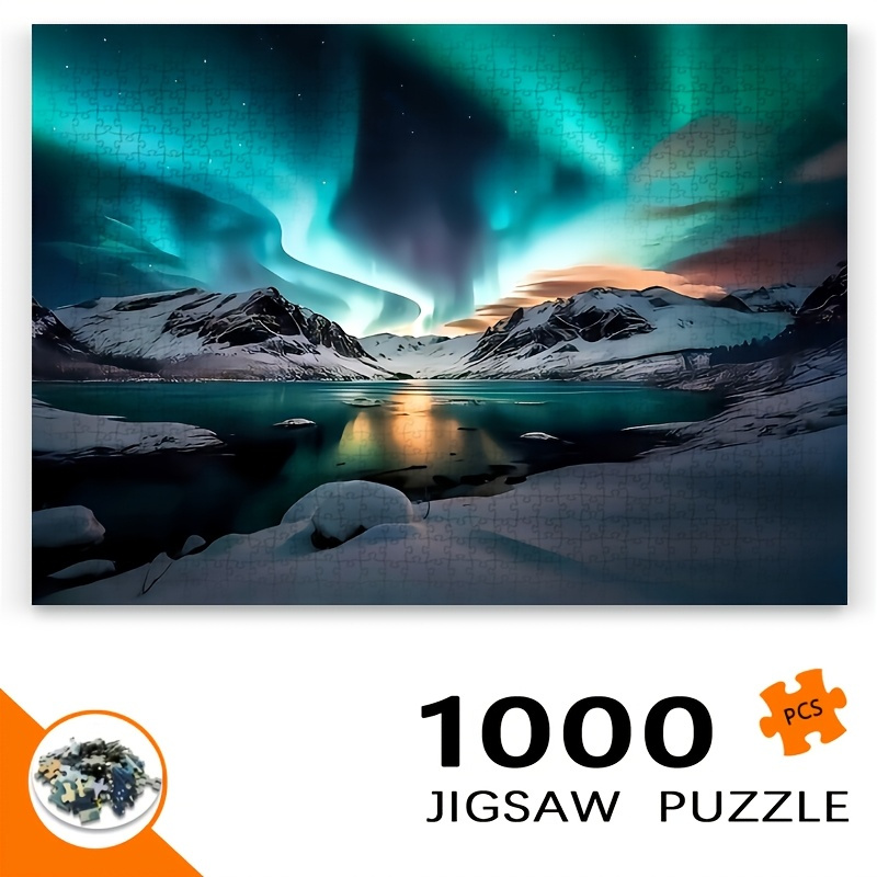 1000 шт., пазл «Северное сияни – обзор и цена Jigsaw Puzzle Adult