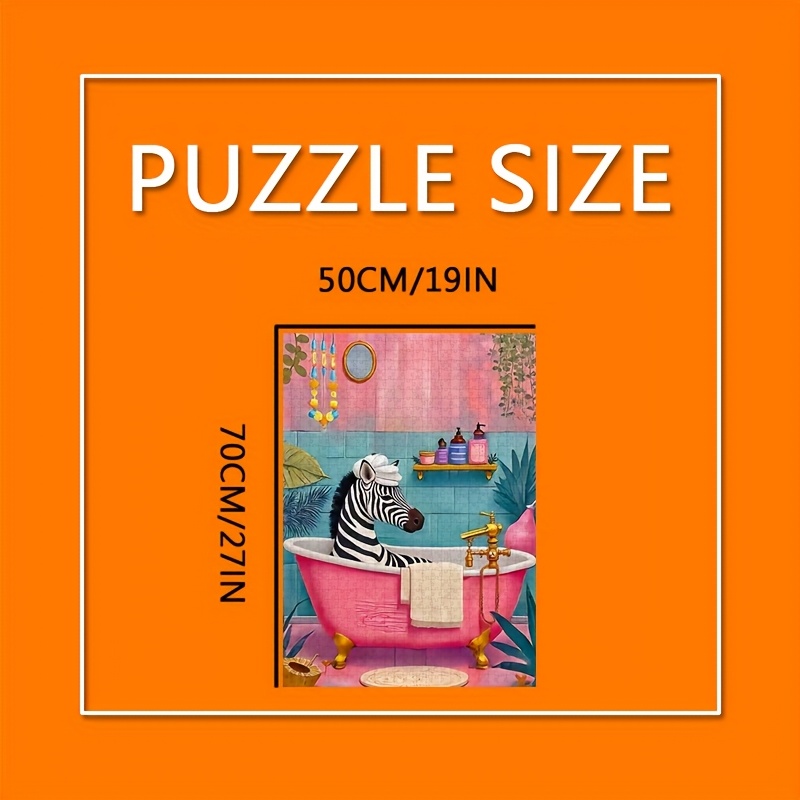 1000 шт. Пазл «Зебра в пузырьк – обзор и цена Jigsaw Puzzle Adult